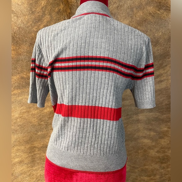 Vintage striped sweater shirt - Picture 3 of 4